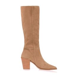 Bota Salto Médio Shammy Tan