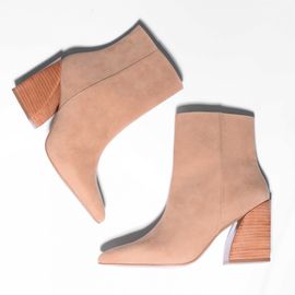 Bota Ankle Salto Bloco Curve