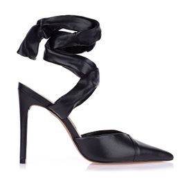 Scarpin Lace Up Salto Alto