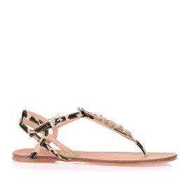 Rasteira Summer Leo Bege