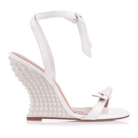 Anabela Salto Alto New Couro Ice