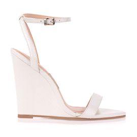 Anabela Salto Alto New Snake Ice