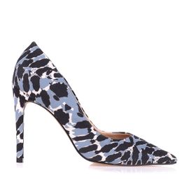 Scarpin Salto Alto Tie-dye Denim