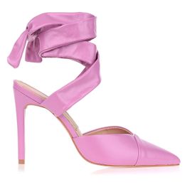 Slingback Salto Alto New Couro Orchid