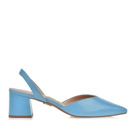Slingback Salto Médio New Snake Caribe