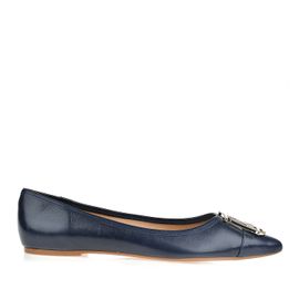Flat Monogram Couro Marinho