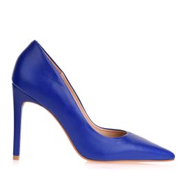 Scarpin Salto Alto Couro Purple