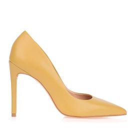Scarpin Salto Alto Couro Nude