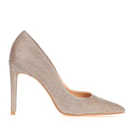 Scarpin Salto Alto Brillant Denim