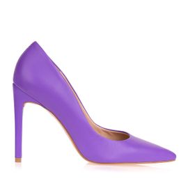 Scarpin Salto Alto Fossil Neon Violet