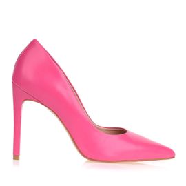 Scarpin Salto Alto Fossil Neon Pink