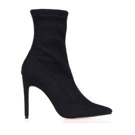 Bota Salto Alto Mesh Tan