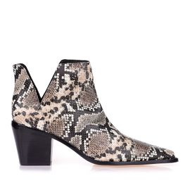 Bota Salto Médio Snake Fendi