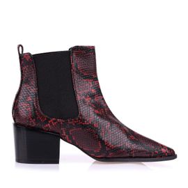 Bota Salto Médio Grosso Snake Vermelho