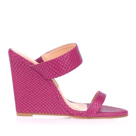 Anabela Salto Alto New Snake Berry