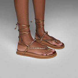 Flat Salto Baixo New Metal Bronze