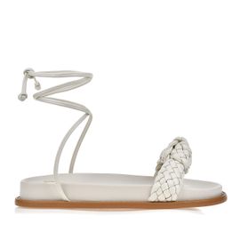Flat Salto Baixo Soft Off White