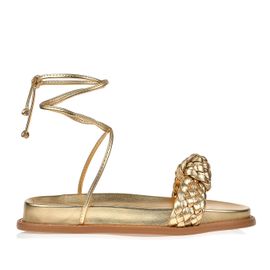 Flat Salto Baixo Soft Ouro