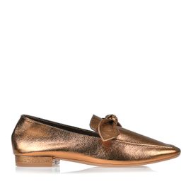 Mocassim Metalizado Old Gold