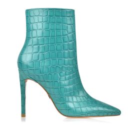 Bota Salto Alto Croco Jade