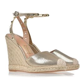 Plataforma Salto Alto Sued Gold