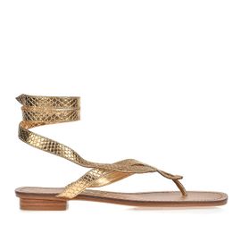 Flat Metal Snake Gold