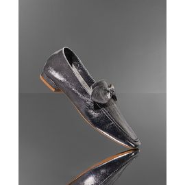 Mocassim Metalizado Argento