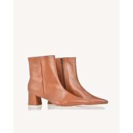 Bota Salto Médio Firenze Caramelo