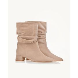 Bota Salto Médio Shammy Areia