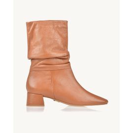Bota Salto Médio Touch Caramelo