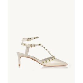 Slingback Salto Médio Milano Off White