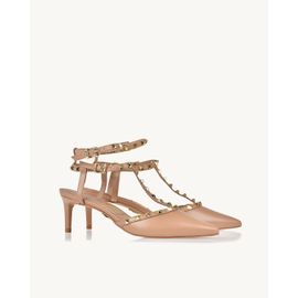 Slingback Salto Médio Milano Pele