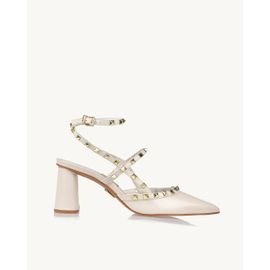 Slingback Salto Médio Milano Off White