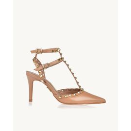 Slingback Salto Médio Milano Pele