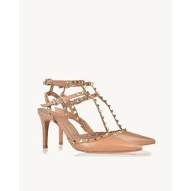 Slingback Salto Médio Milano Pele