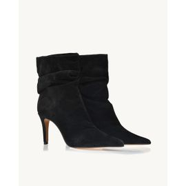 Bota Salto Médio Chamois Preta