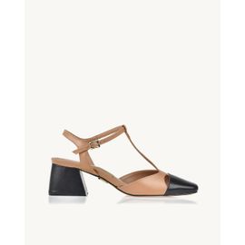 Slingback Salto Médio Milano Preta