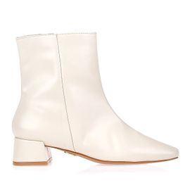 Bota Salto Médio New Couro Cotton