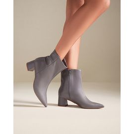 Bota Salto Médio Firenze Gray