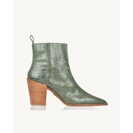 Bota Salto Médio Aligator Olivine