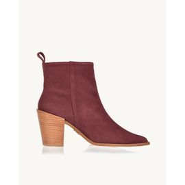 Bota Salto Médio Shammy Burgund