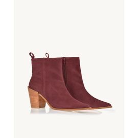 Bota Salto Médio Shammy Burgund