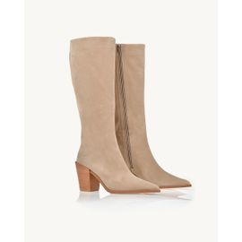 Bota Salto Médio Shammy Areia