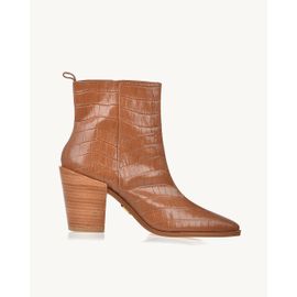 Bota Salto Médio Aligator Caramelo