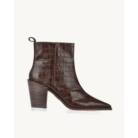 Bota Salto Médio Aligator Coffee