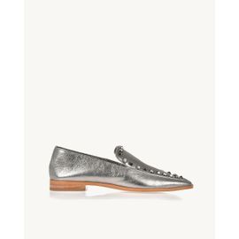 Mocassim Metalizado Old Silver