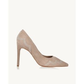 Scarpin Salto Alto Shammy Areia
