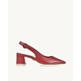 Slingback Salto Médio Milano Burgund