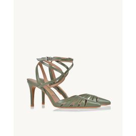 Slingback Salto Médio Milano Olivine
