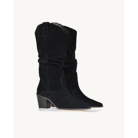 Bota Salto Médio Shammy Preta